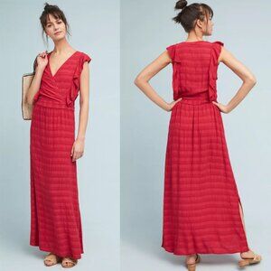 Michael Stars Flutter-Sleeve Maxi Dress Size S